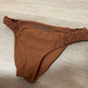 Tori Praver Swimwear Brown Bikini Bottom